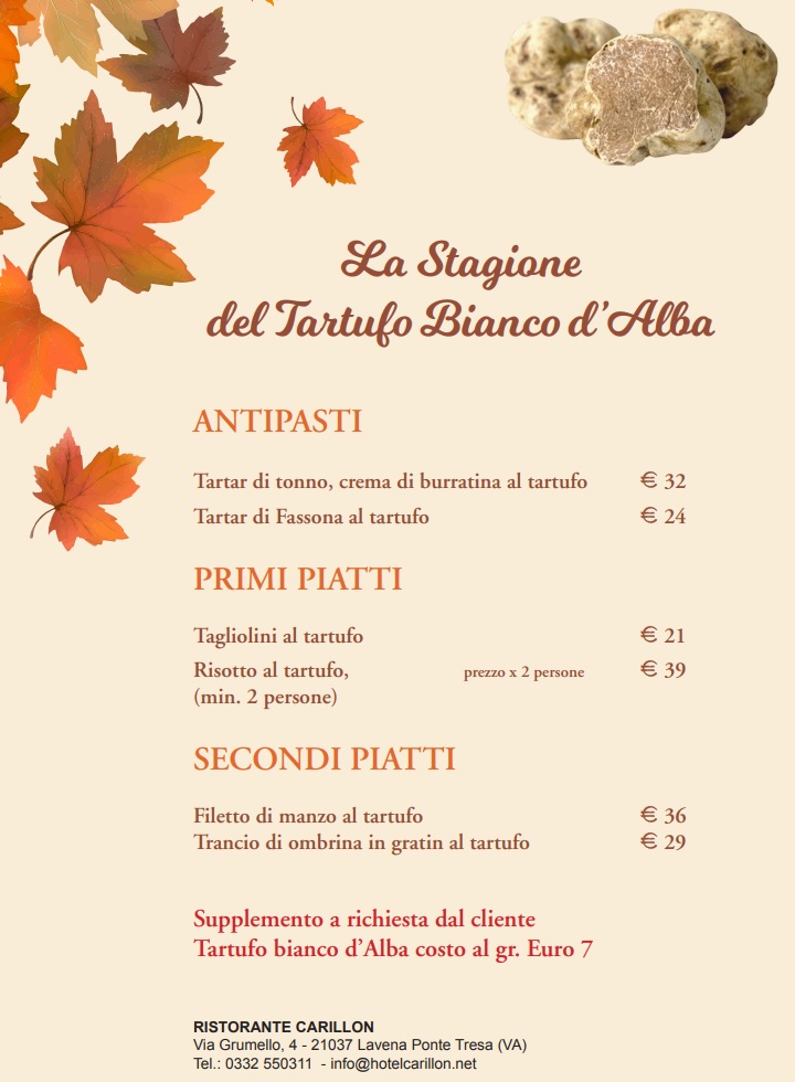 stagione del tartufo